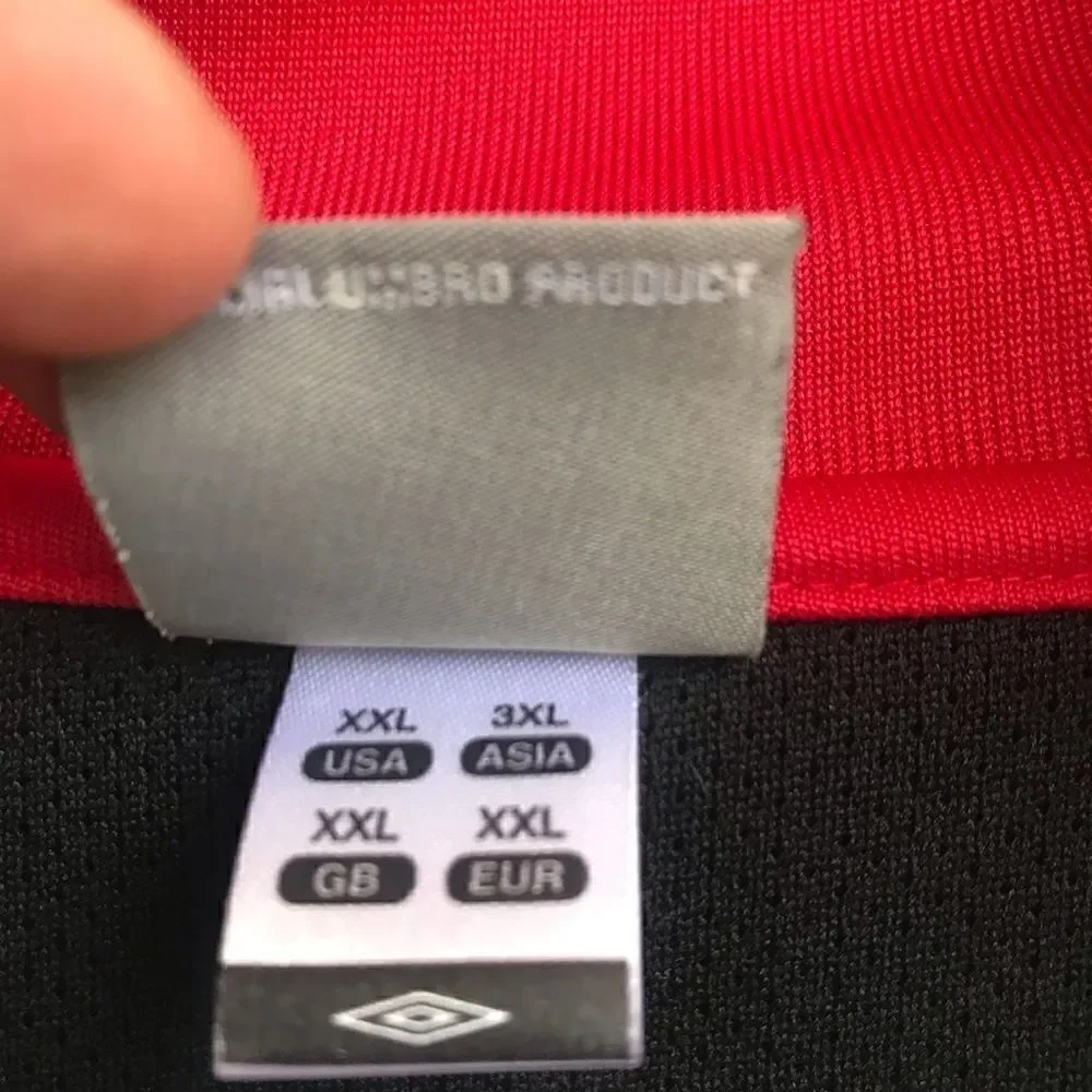 Umbro Soccer Red Team Canada Zippered Pullover XXL - Picture 6 of 12